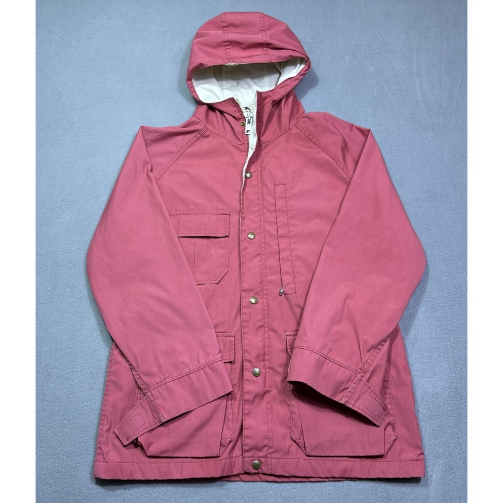 VINTAGE Woolrich Jacket Womens M Pink Utility Gorpcore Made In USA Chore
